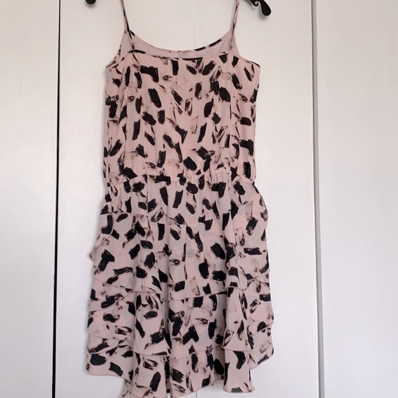 Banana Republic Pink Ruffle Dress - Picture 7 of 9